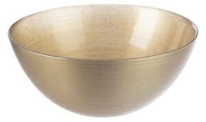 Bol din sticlă Orion Golden, dia. 15 cm, diam. 15 cm