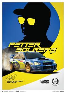 Imprimare de artă Subaru Impreza WRC 2003 - Petter Solberg, (50 x 70 cm)