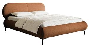 Pat matrimonial 160 cm Octave 160B (cu somieră) (miere + negru). Promo -14%. 1099999