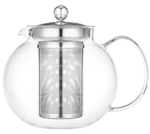 Ceainic cu infuzor, Quasar & Co.®, recipient pentru ceai/cafea, 850 ml, transparent