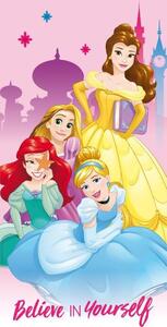 Prosop din bumbac pentru copii Culoare roz, DISNEY PRINCESS