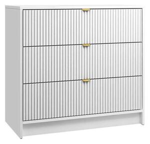 Comodă Comfivo Larmire 102Alb, Cu sertare, 75x80x40cm