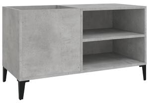 Dulap pentru discuri gri beton 84,5x38x48 cm lemn prelucrat