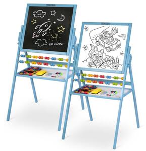 Tablă pentru copii cu două fețe 2in1 - magnetică și cu cretă