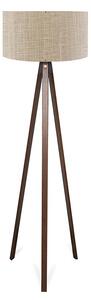 Lampadar PWL-1059, E27 bej-nuc, 38x140 cm