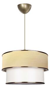 Lustra cu o singura lumina PWL-1089, E27 alb-auriu, 30x70 cm