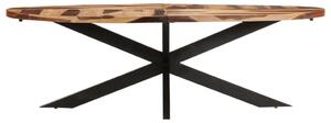 Masă de bucătărie, 240x100x75 cm, lemn acacia, finisaj sheesham