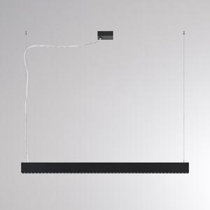 Molto Luce Lampă suspendată LED PERFORA PROLINE M, negru, 106 cm, DALI, lumină orientată, reglabil, Negru, Camera de zi / sufragerie, Aluminiu, Modern