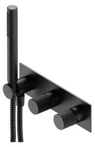 Baterie de dus incastrat Omnires Contour antracit