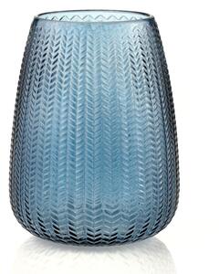 Vază albastră din sticlă (înălțime 24 cm) Sevilla – AmeliaHome