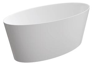 Cada freestanding, Omnires ROMA M+, 159 x 72 cm, alb lucios