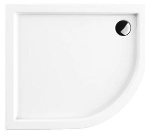 Cadita de dus, Omnires RIVERSIDE, 90 x 80 cm, acril, alb lucios