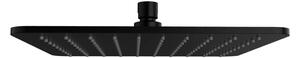 Palarie de dus, Omnires SLIMLINE, 25 x 25 cm, negru mat