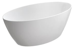Cada freestanding, Omnires SIENA M+, 161 x 81 cm, alb lucios