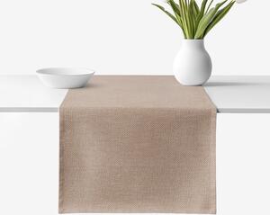 Goldea napron de masă decorativ peru - latte 35x140 cm