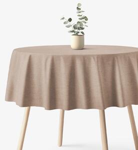 Goldea față de masă decorativă peru - latte - rotundă Ø 160 cm