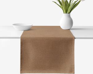 Goldea napron de masă decorativ peru - maro 20x120 cm