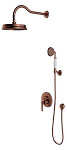 Set de dus incastrat, Omnires ARMANCE, cupru antic periat