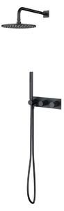 Set de dus incastrat, Omnires CONTOUR, antracit periat