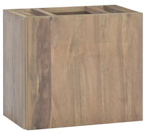Dulap pentru baie de perete, 45x30x40 cm, lemn masiv de tec
