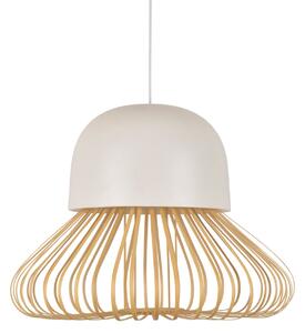 Lustră Pendul Forestier, Anemos, reglabil, Alb, Sala de mese, Bamboo, Design