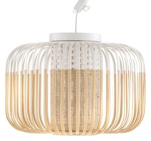 Plafoniere Forestier, Bamboo Light S, reglabil, Alb, Camera de zi, Bamboo, Design