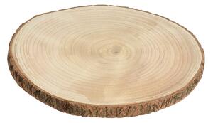 Platou Wood din lemn de paulownia 30 cm