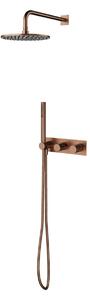 Set de dus incastrat Omnires CONTOUR, cupru periat