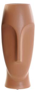 Vaza Face din ceramica maro 34 cm
