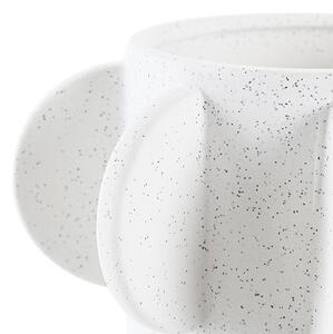 Vaza Avantgarde din ceramica, alb, 18x23 cm