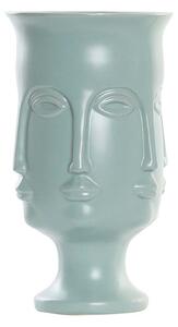 Vaza Faces din ceramica turcoaz 26 cm