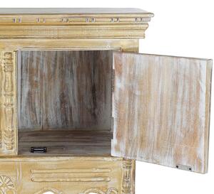 Consola Antique din lemn de mango antichizat auriu 170x40x100 cm