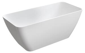 Cada freestanding, Omnires PARMA M+, 159 x 71 cm, alb lucios