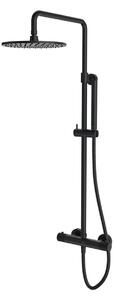 Coloana de dus cu termostat, Omnires CONTOUR, antracit periat