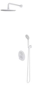 Set de dus incastrat Omnires Y, cu termostat, alb mat