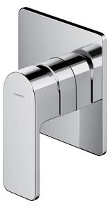 Baterie incastrata pentru dus Omnires Baretti Crom