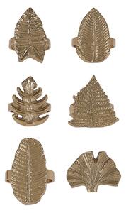 Inel pentru servetel Golden Leaf din metal - diverse modele