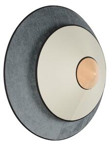 Lampă de perete Forestier, Cymbal, reglabil, Albastru, Camera de zi, Țesătură / Textil, Design