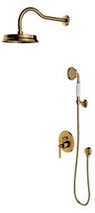 Set de dus incastrat Omnires ARMANCE, auriu lucios