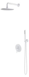 Set de dus incastrat Omnires Y pentru, alb mat