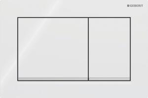 Geberit Omega20 buton de spălare pentru WC crom lucios-alb 115.080.KJ.1