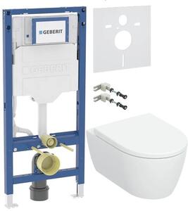 Set vas WC cu capac soft-close Geberit iCon 503.046.00.1, cadru încastrat Geberit Duofix 111.320.00.6, 111.815.00.1, 156.050.00.1