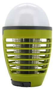 Lampă LED portabilă reîncărcabilă cu capcană pentru insecte LED/2W/3,7V IPX4 verde