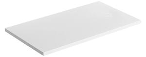 Cadita de dus, Omnires, AQUAROCK, 80 x 140 cm, compozit, alb mat