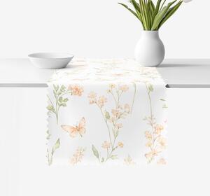 Goldea napron de masă teflonat - grădina cu fluturi 50x140 cm