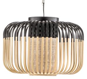 Plafoniere Forestier, Bamboo Light S, reglabil, Negru, Camera de zi, Bamboo, Design