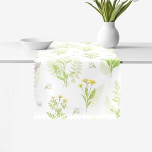 Goldea napron de masă teflonat - flori de pădure 35x120 cm