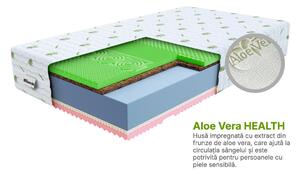 Saltea de cocos Sandra 90x200 Husă: AloeVera (husă suplimentară)