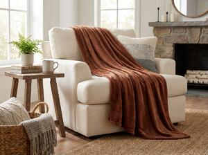 Patura din microplus SOFT, maron Dimensiune: 200 x 220 cm