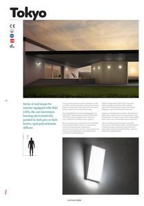 Aplică LED de exterior TOKYO LED/12W/230V 3000K IP54 gri Redo 90019